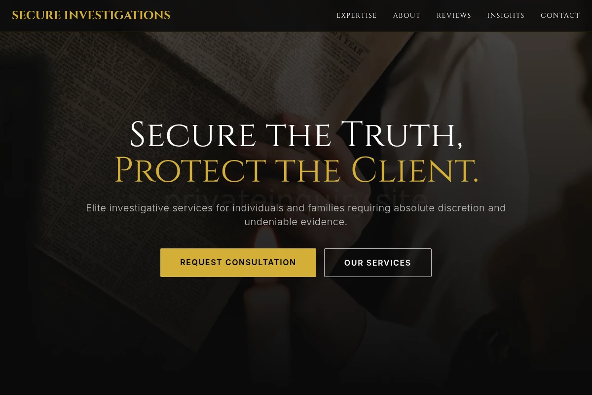 Secure Private Investigator