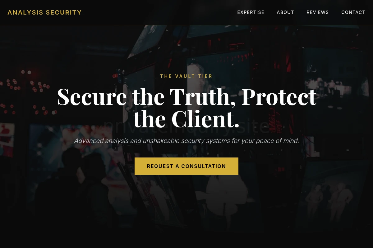 Analysis Security System