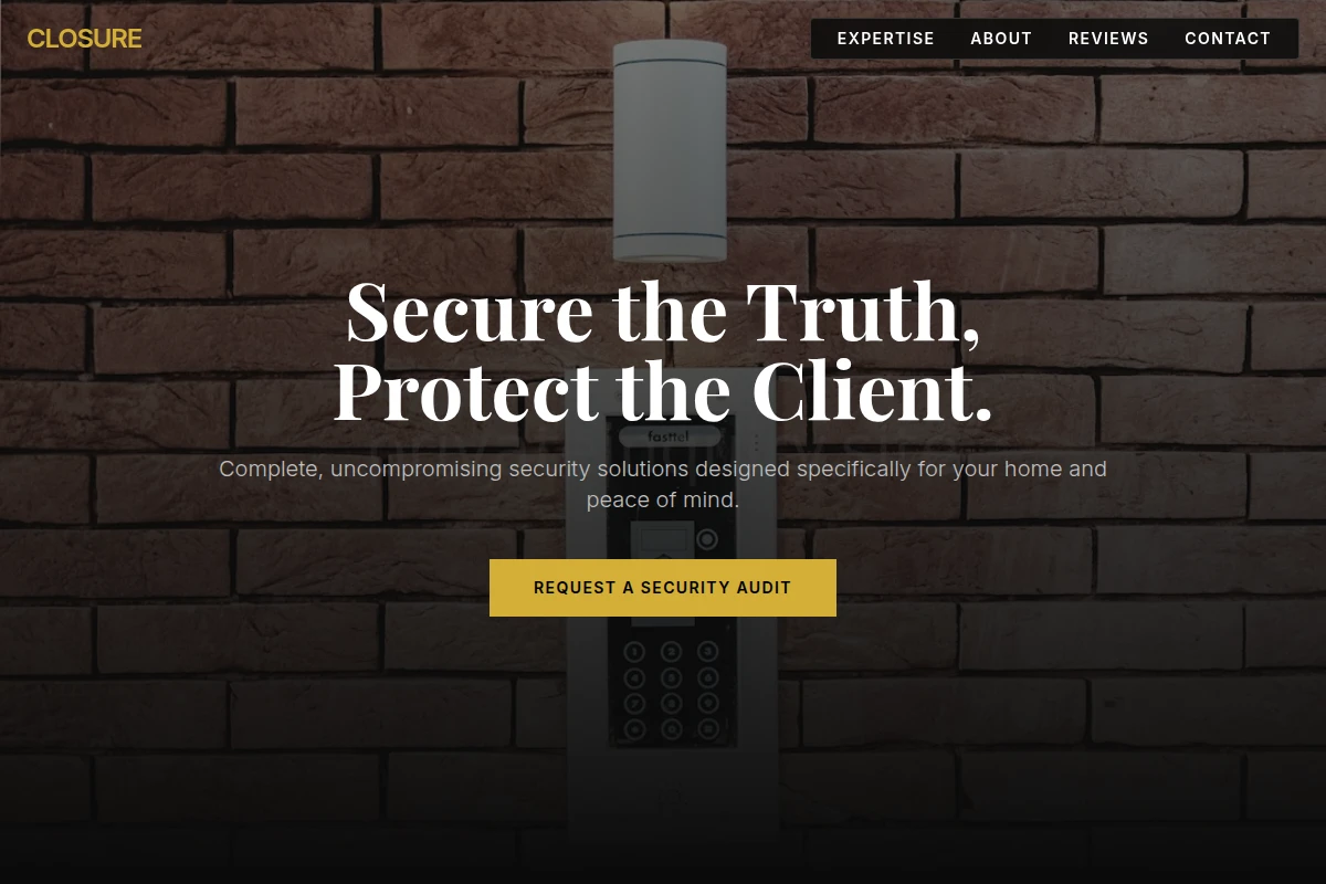 Closure Security System